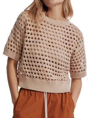 (LIKE NEW) Varley Claybourne Open Stitch Sweater Size Small